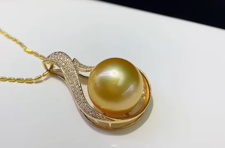 1.Hochzeitstag geschenk mann-- Perlen Anhänger