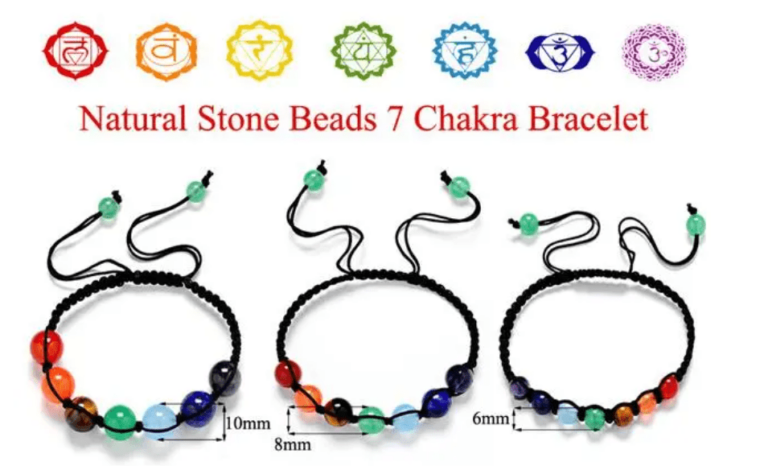 7 chakra armband