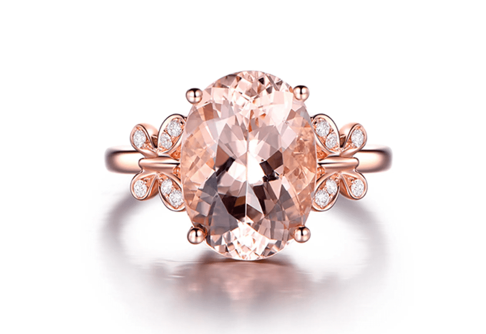 Heiratsantrag Ring mit Perle und Edelstein